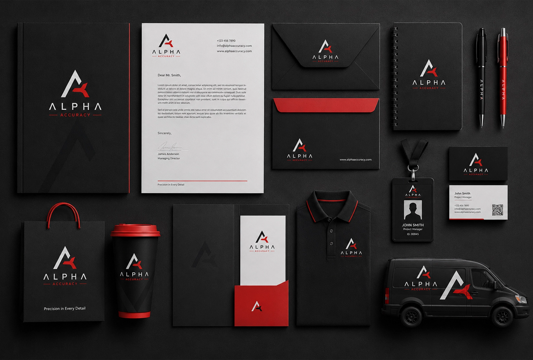 Complete Brand Identity for a Modern Precision Engineering Company