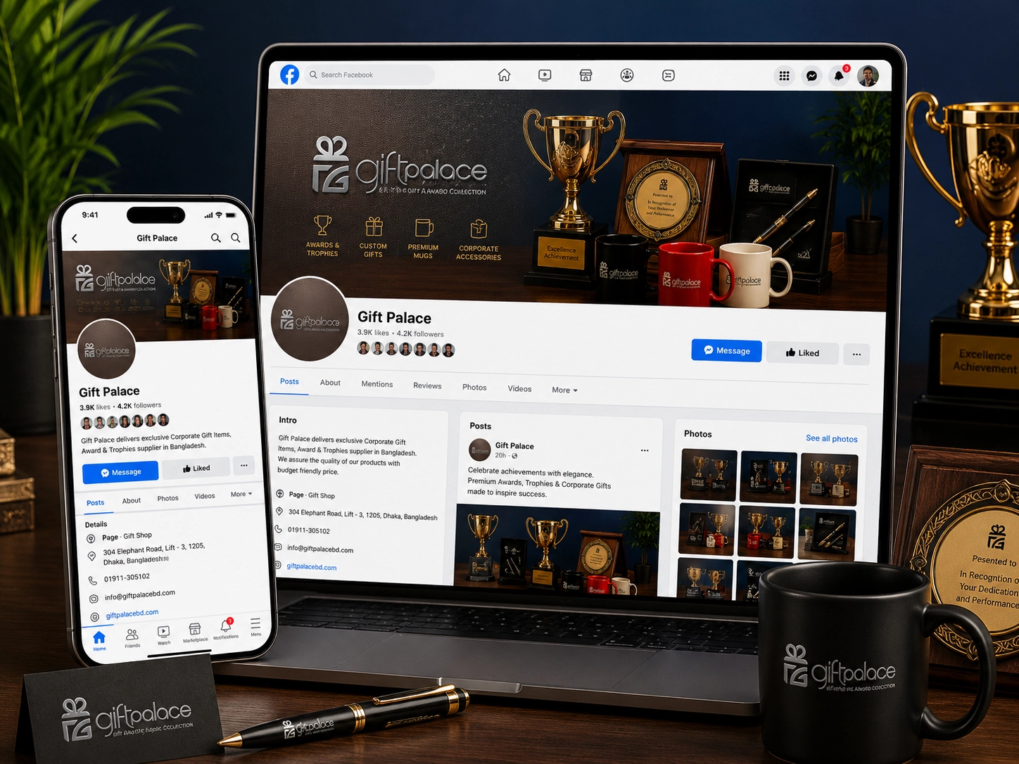 Social Media Marketing for Corporate Gift Brand